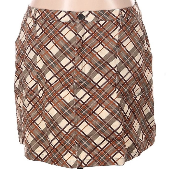 NWOT Lucy & Yak Blair Skirt Organic Twill Peggy Print Size UK 22 US 18 - Picture 2 of 12